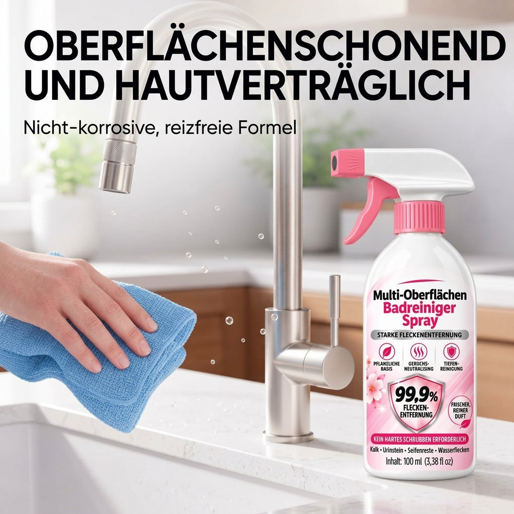 🎁 Exklusiv-Angebot | Nur noch 5 Flaschen verfügbar — heute zusätzlich 80% RABATT auf das multifunktionale Badreiniger-Spray. Jetzt sichern, solange der Vorrat reicht! 🎁