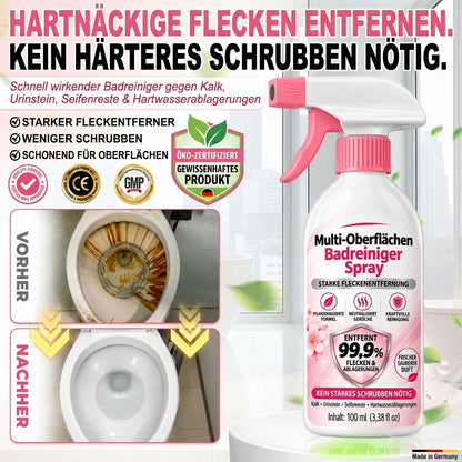 🎁 Exklusiv-Angebot | Nur noch 5 Flaschen verfügbar — heute zusätzlich 80% RABATT auf das multifunktionale Badreiniger-Spray. Jetzt sichern, solange der Vorrat reicht! 🎁