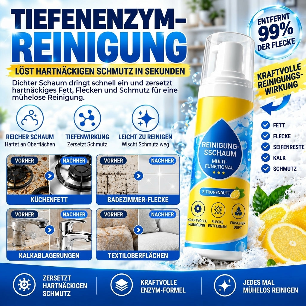 ⏰ Glückwunsch! Sie haben ein exklusives Angebot freigeschaltet — heute zusätzlich 90% RABATT auf den leistungsstarken Enzym-Schaumreiniger. Jetzt sichern, bevor das Angebot endet! ⏰